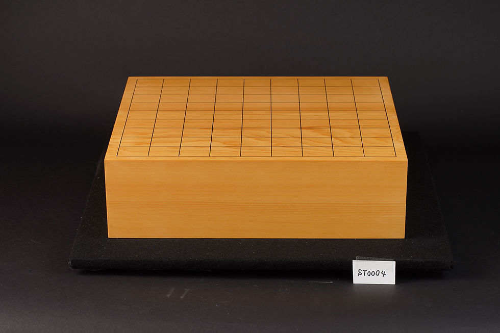 縮圖：【ST0004】日向产本榧 木里 独木桌上 将棋棋盘（带驹台）