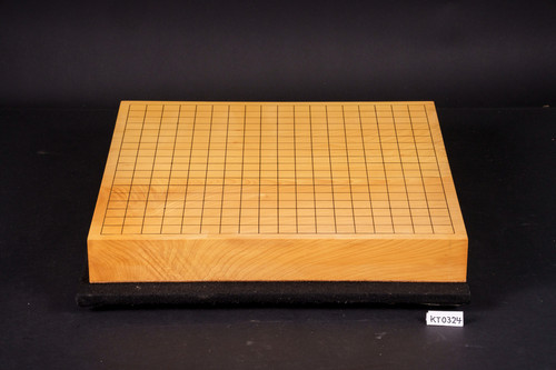 SET310】日向産本榧 木裏 一枚盤 卓上碁盤セット（月印30号、花梨特大