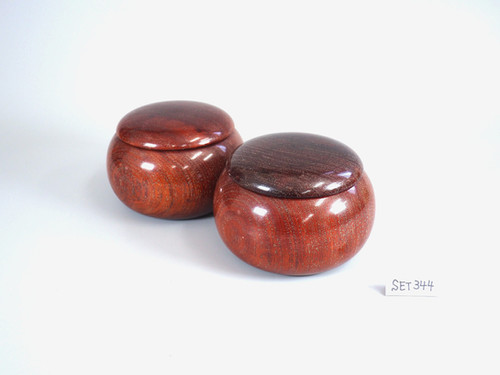 SET344】蛤碁石（華印37号）・花梨碁笥セット | 日向碁盤碁石