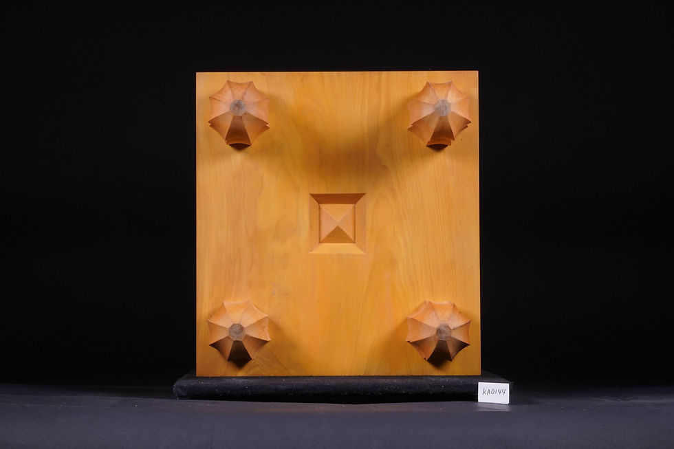 Thumbnail: 【KA0144】Hyuga Hon-Kaya, Itame (Flat-sawn Grain), Kiura, Go Board with Legs