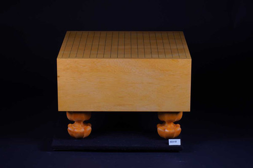 碁石 碁笥 碁盤 セット 本榧 柾目 五寸五分 那智黒石 蛤白石 35号 栗碁笥 SET292】九州山地産本榧 四方柾 脚付碁盤セット（雪印35号、本桑碁笥