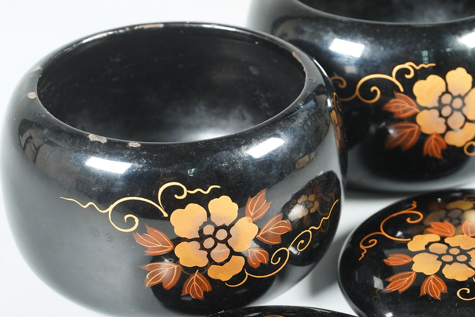 Thumbnail: Golden Lacquer Go bowls (with peony)