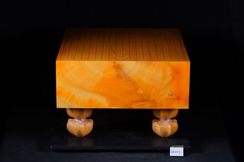 美品☆　碁盤 板目 足付 脚付碁盤 足付き碁盤と碁石セット