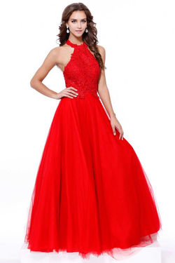 ballgown halter NX8181 front