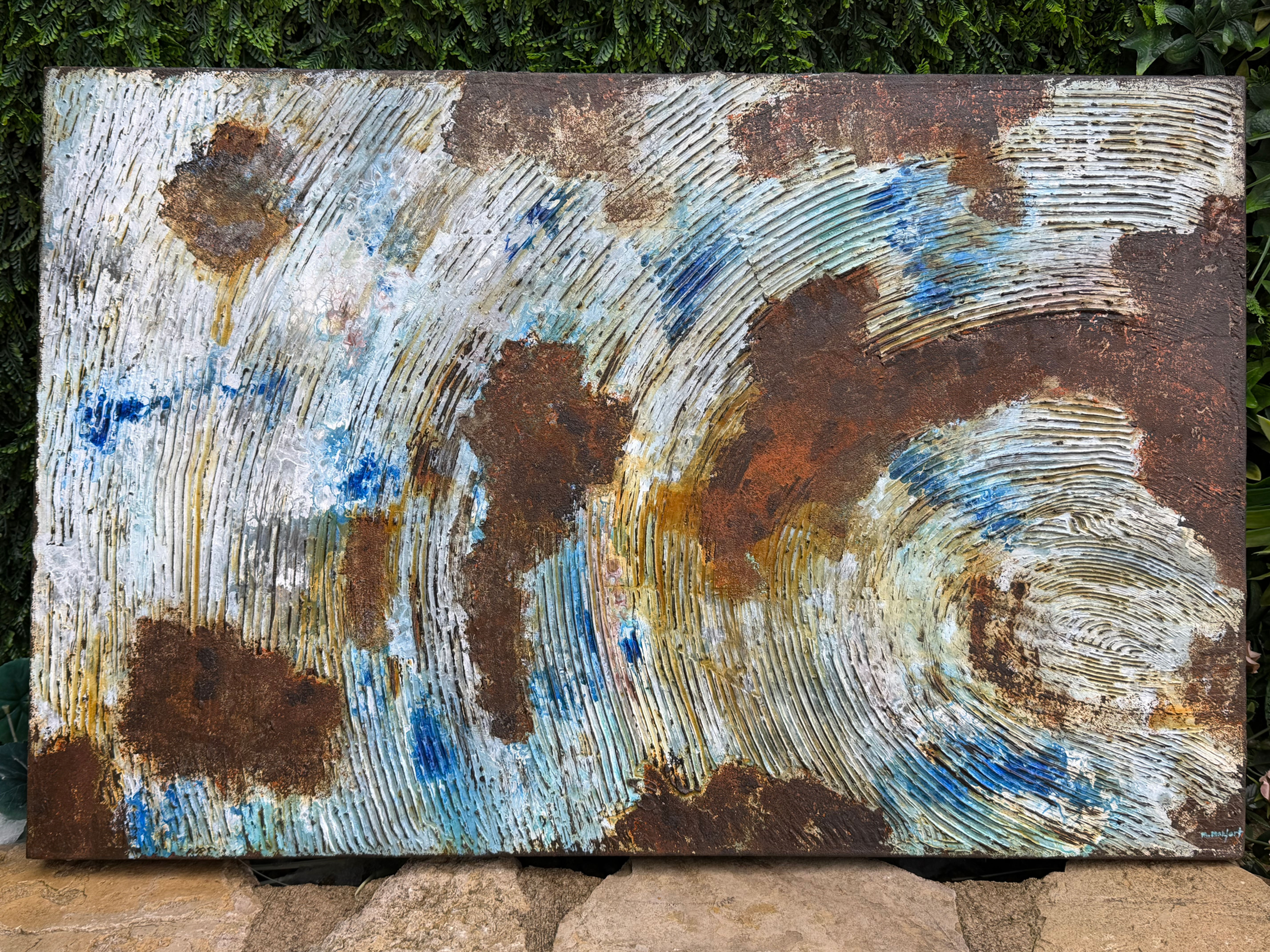 "Erosión de la Memoria" 92x60x3,7 Texturizado