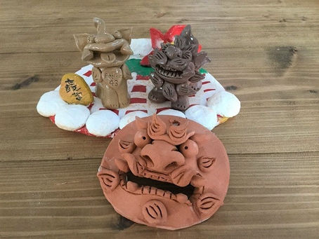 お家を守る♩陶器シーサー作り体験♩