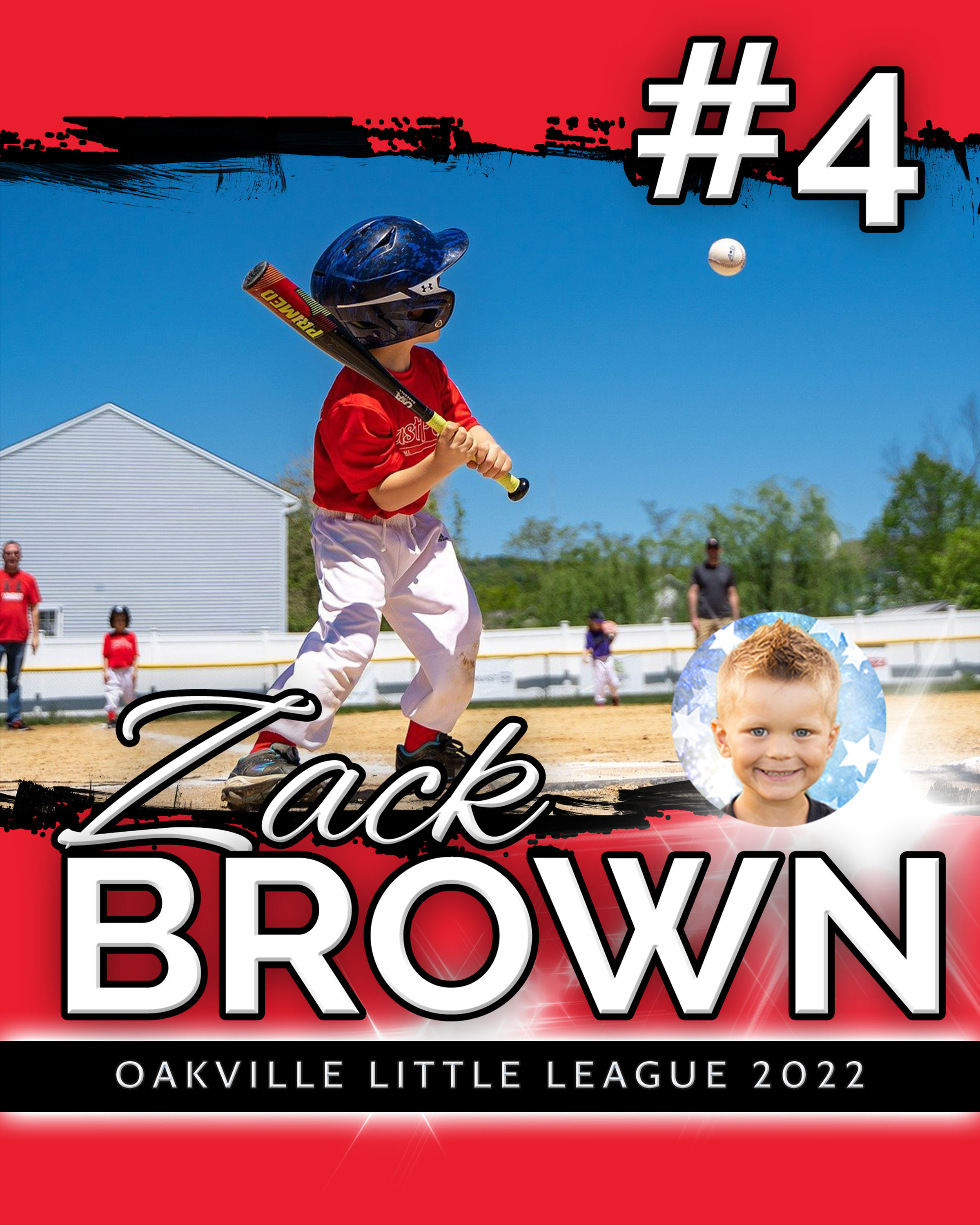 Baseball Custom Digital Image or Print Zb