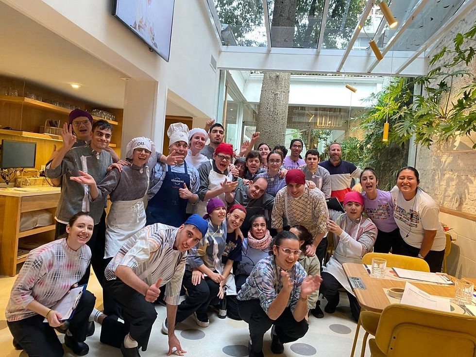 Trabajadores del restaurante "A La Mesa"