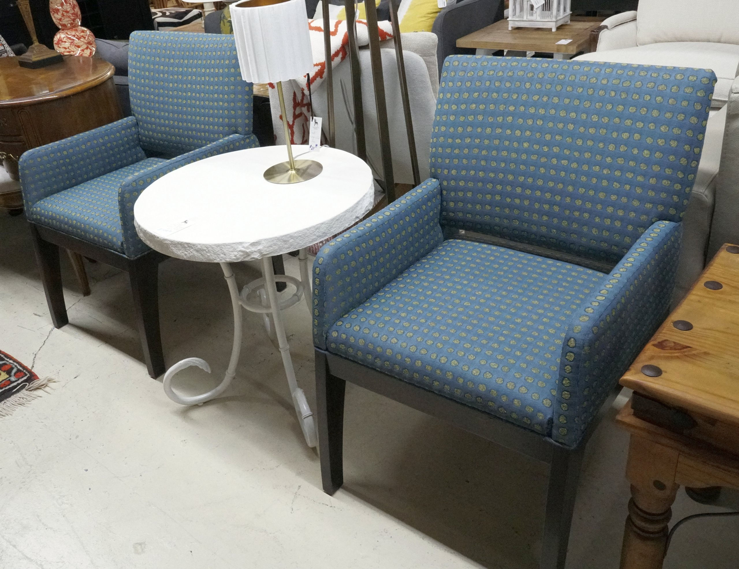 Pair of Custom Club Chairs by Bassett- was $699.00, now $599.00
