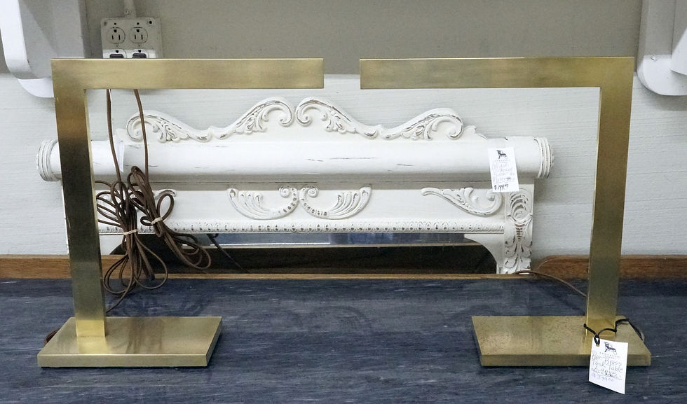 Pair of Brass Task Table Lamps $399.00