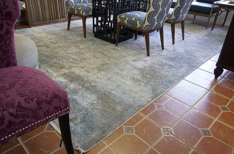 Thumbnail: Turkish Rug- Silk & Bamboo 9.5' x 13.4' $1999.00