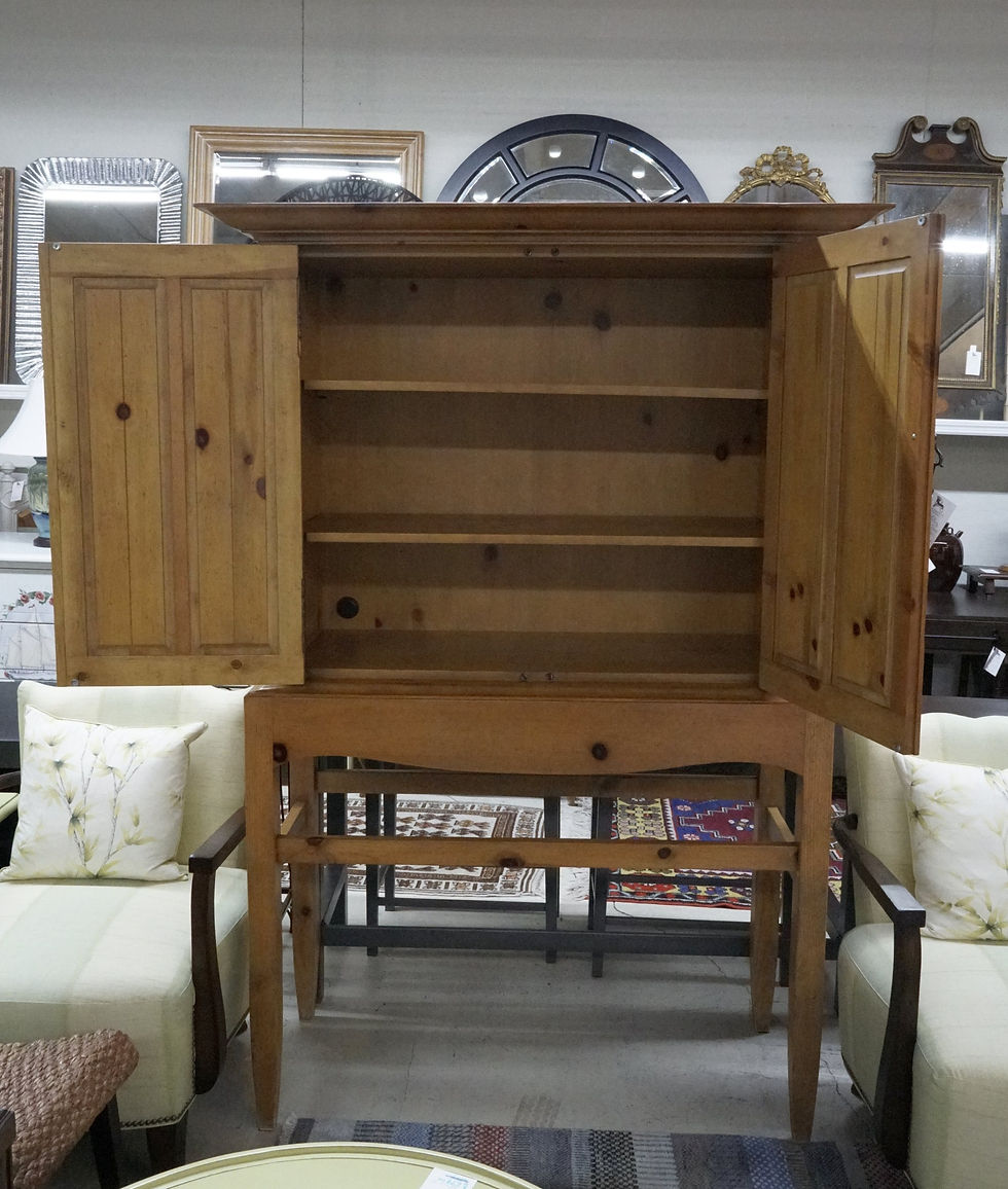 Thumbnail: Baker-Milling Road Pine Carved Cabinet/Bar $999.00