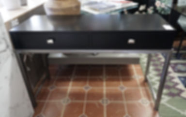 Black Wood Console w/ Metal Frame $699.00