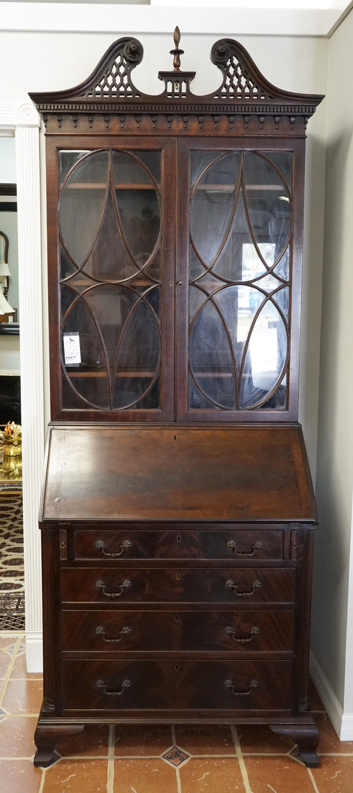 Antique Mahogany Dropfront Sec'y w/ Bookcase- was $499.00, now $325.00