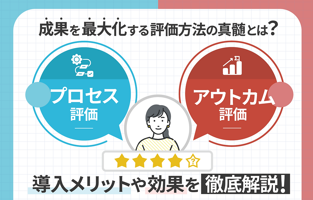 プロセス評価・アウトカム評価の真髄とは？導入メリットや効果を徹底解説！