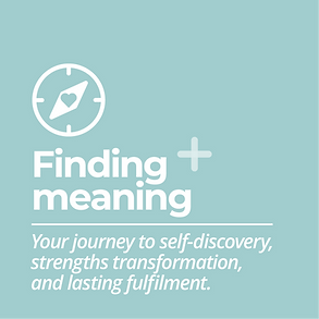 Finding meaning in life poster