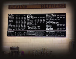 coffee menu installed proctor