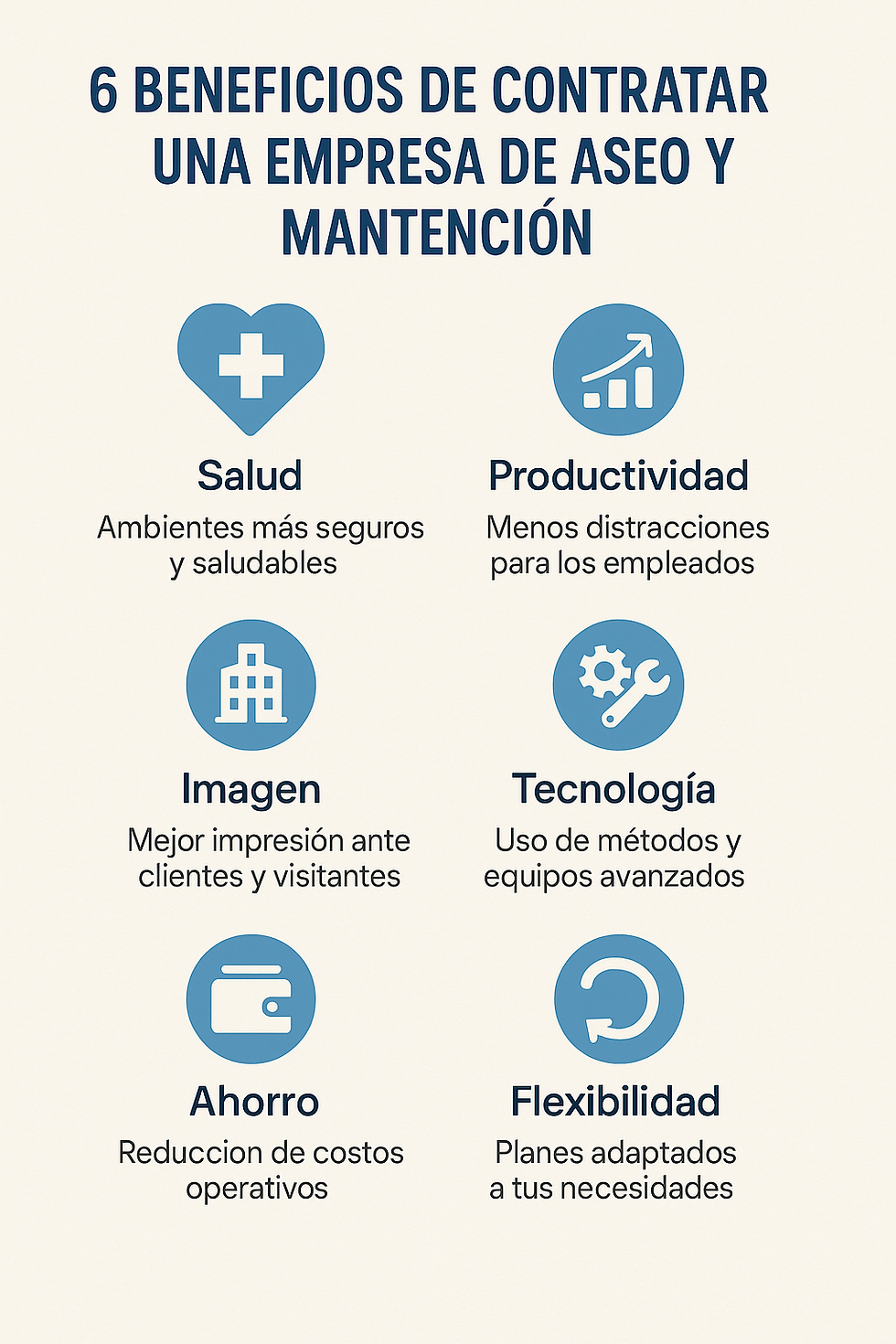 6 beneficios de contratar una empresa de aseo y mantención