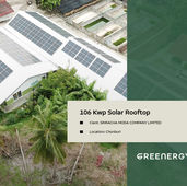 106 Kilowatts Solar Rooftop, Sriracha Moda Co., Ltd. project