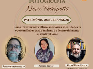 Dia Estadual do Patrimônio Cultural 2026 - Nova Petrópolis e Dia da Fotografia - Patrimônio que Gera Valor
