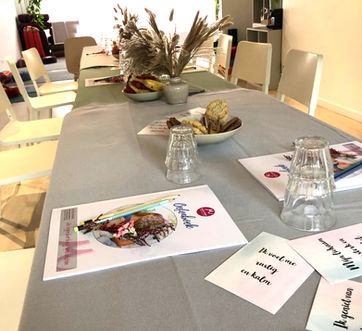 Cursusruimte UGO relax – fijne sfeer HypnoBirthing zwangerschapscursus in Wijnegem (regio Antwerpen)