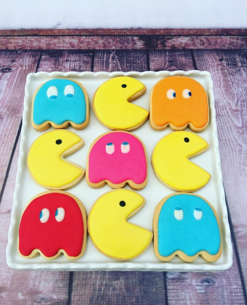 The Vanilla Rabbit Birthday Cookies Pacman