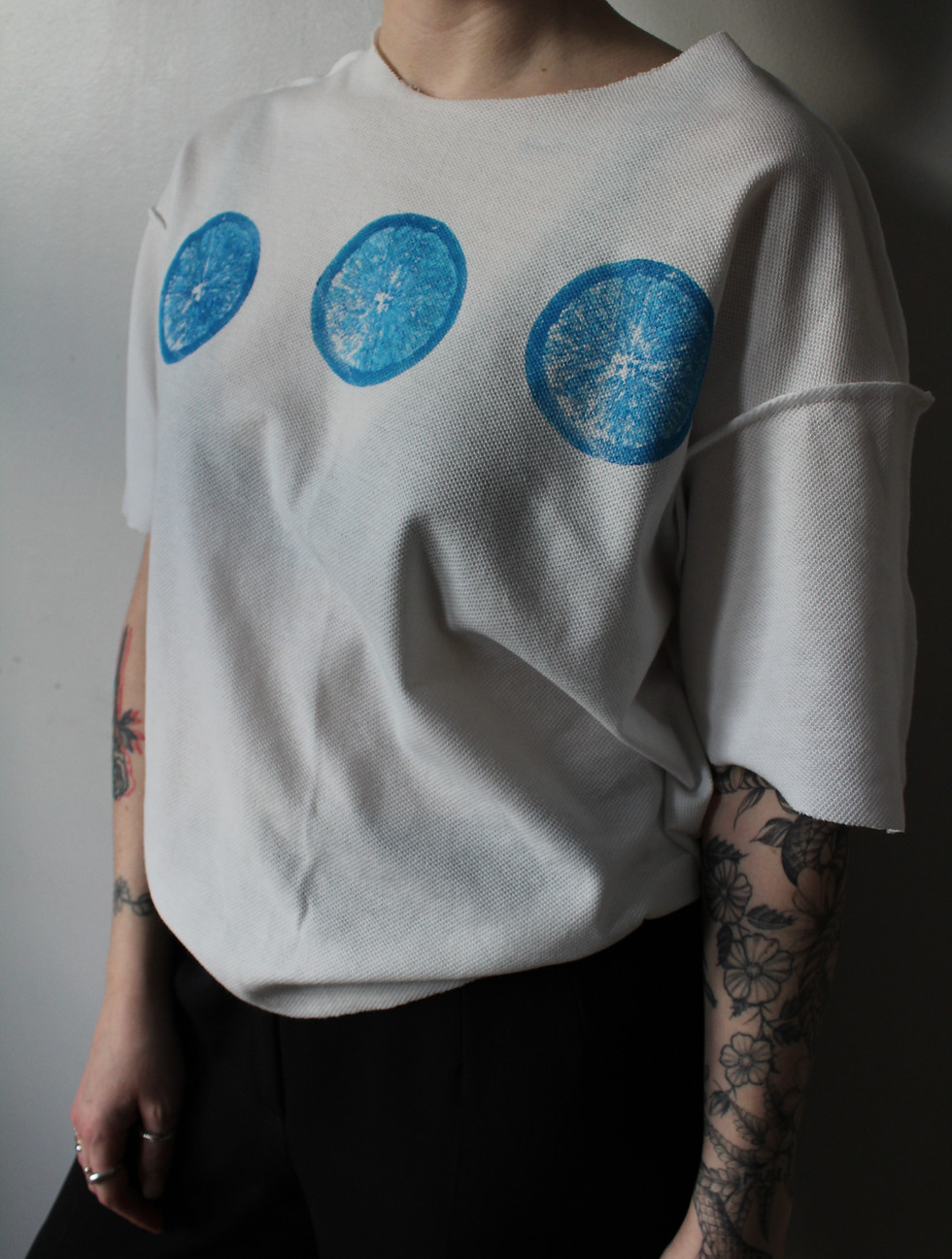 Thumbnail: Orange oversized tee