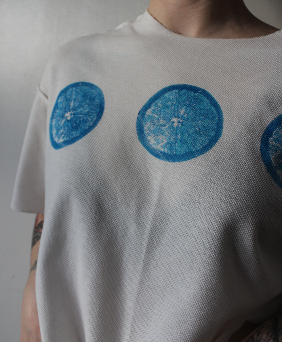Thumbnail: Orange oversized tee