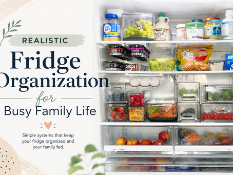 Fridge Organization Ideas That Actually Work for Busy Families