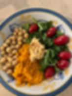 Sweet potatoes, garbanzo beans and other plants do provide protein.