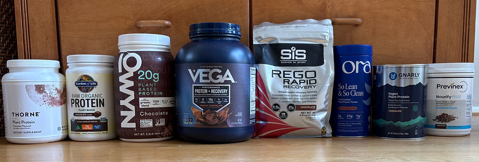 Eight plant-based protein powders were blind-tested over six weeks to find the best vegan option for runners and endurance athletes.