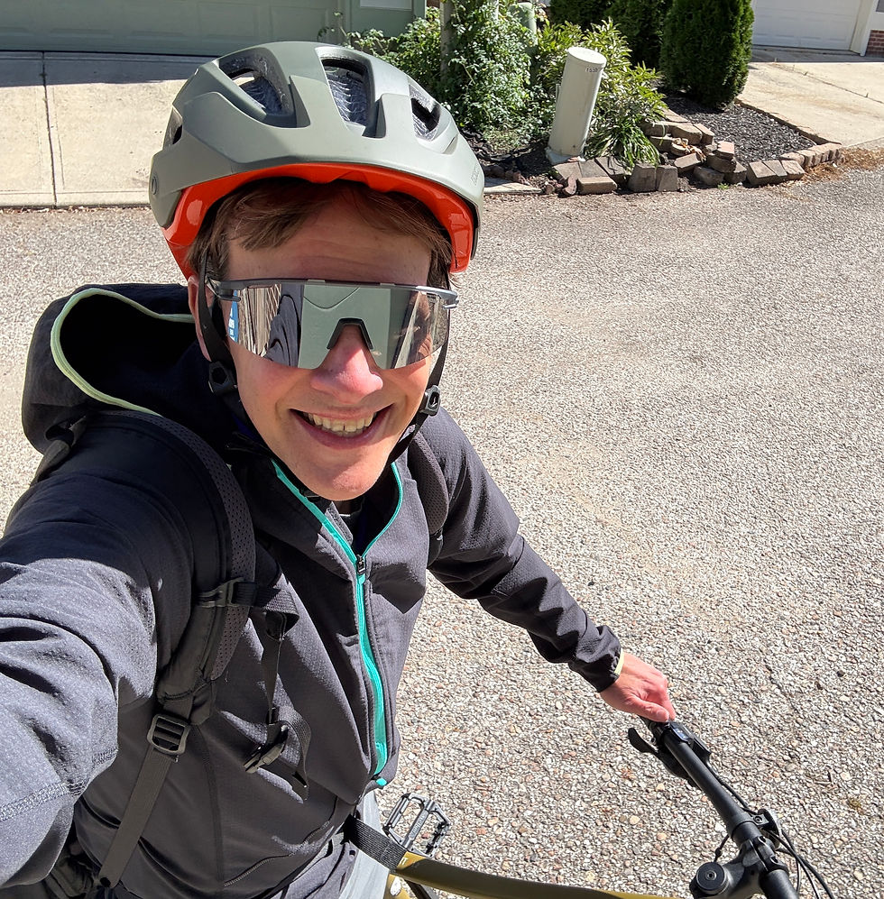Tifosi Moab Lite cycling sunglasses in action during my daily bike commute.