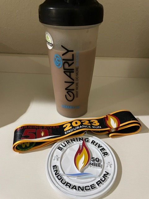 Gnarly Vegan Protein Powder helped my recovery from the 50-miler.