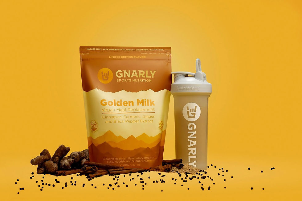 New from Gnarly: Golden Milk, vegan meal replacement.