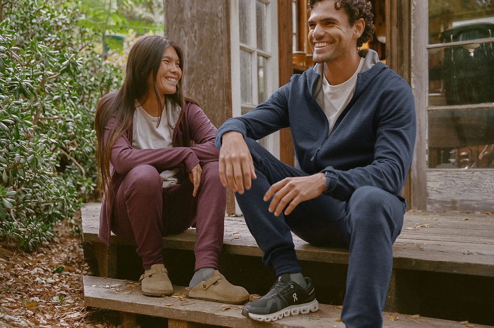 From the trailhead to a cup of coffee: an outer layer for cool mornings.