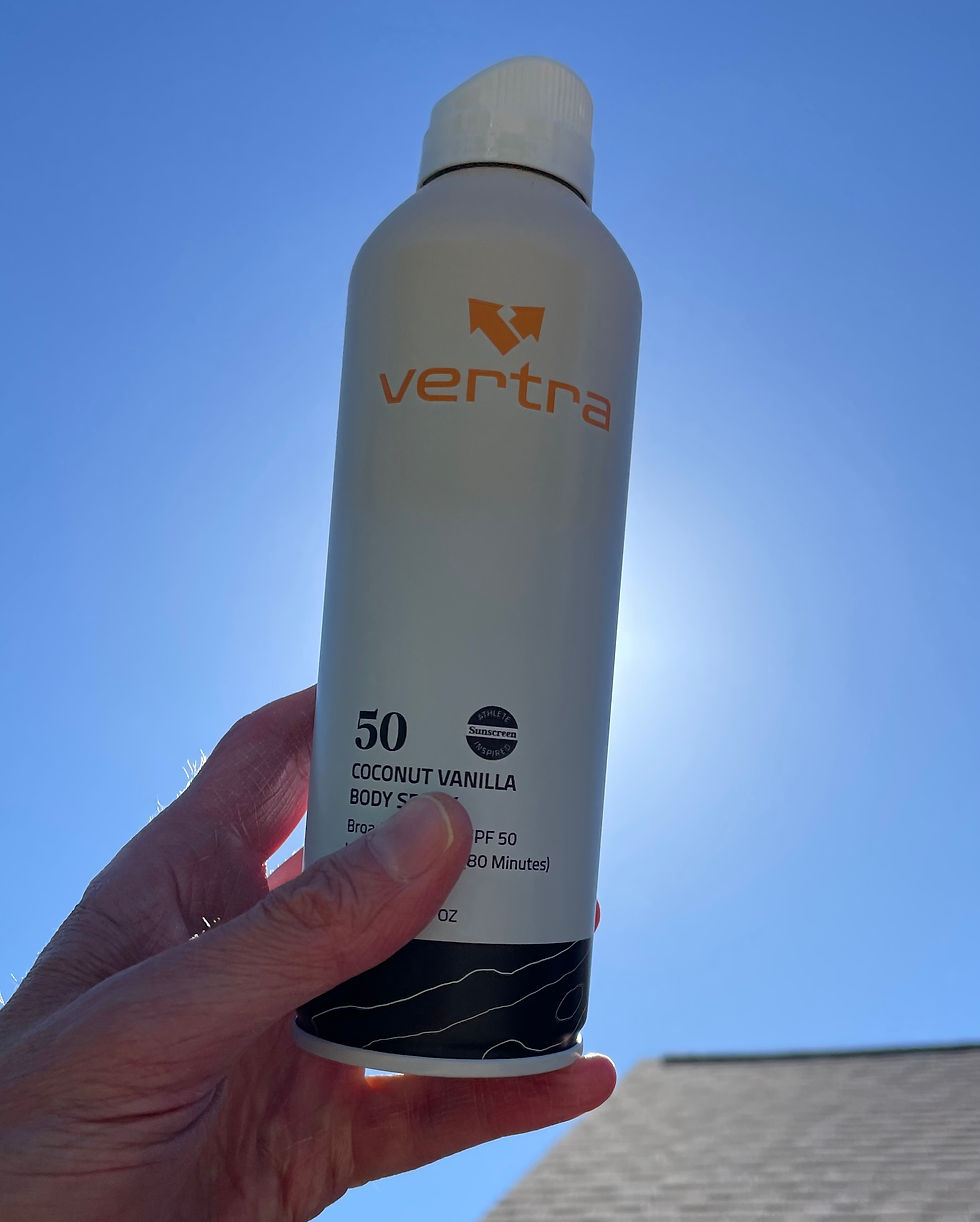 The Coconut Vanilla Sunscreen Body Spray SPF 50, launched in 2023, is Vertra's newest product offering.