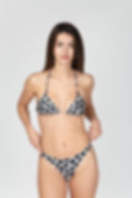 Flower print bikini bottom