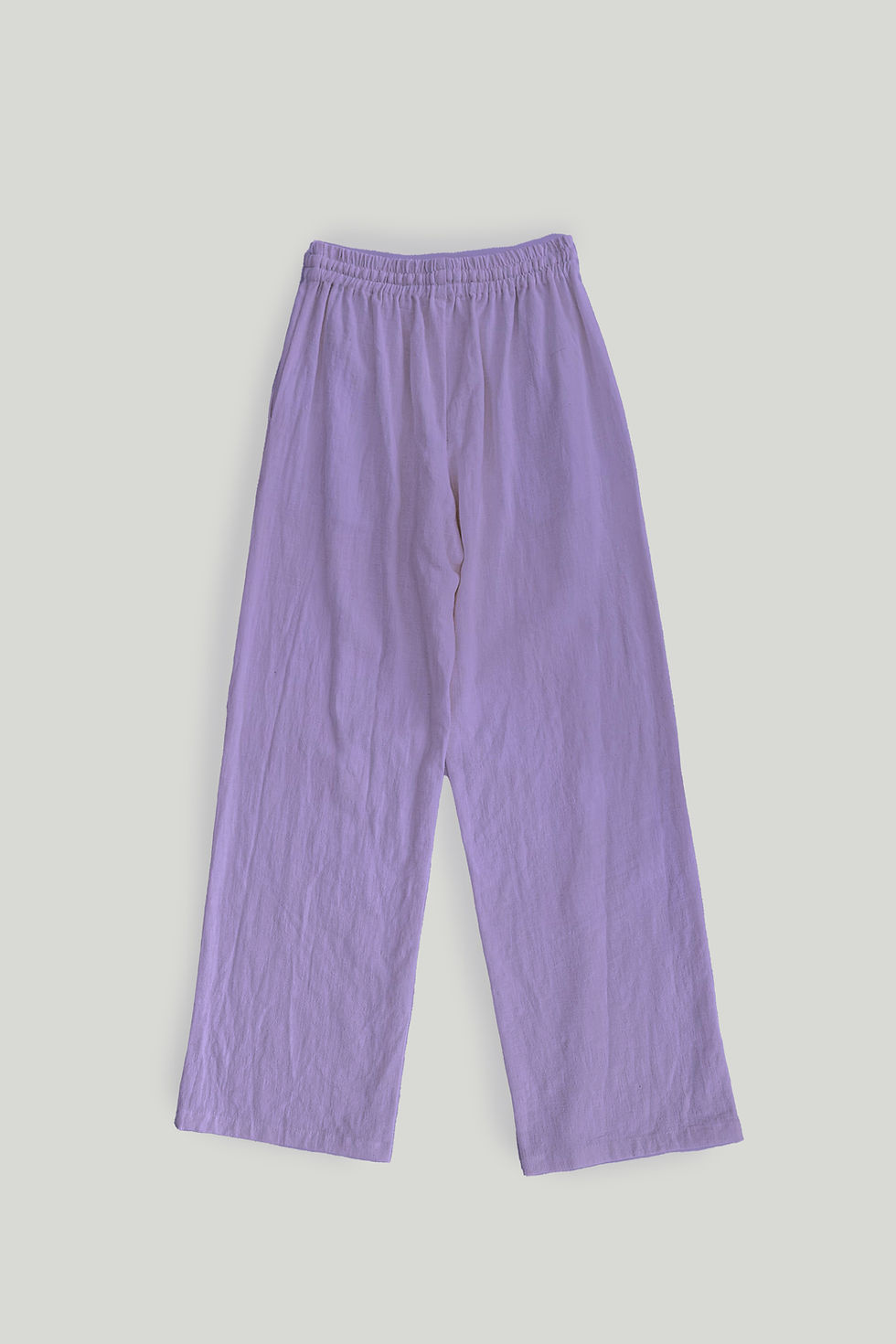 linen lilac violet pants