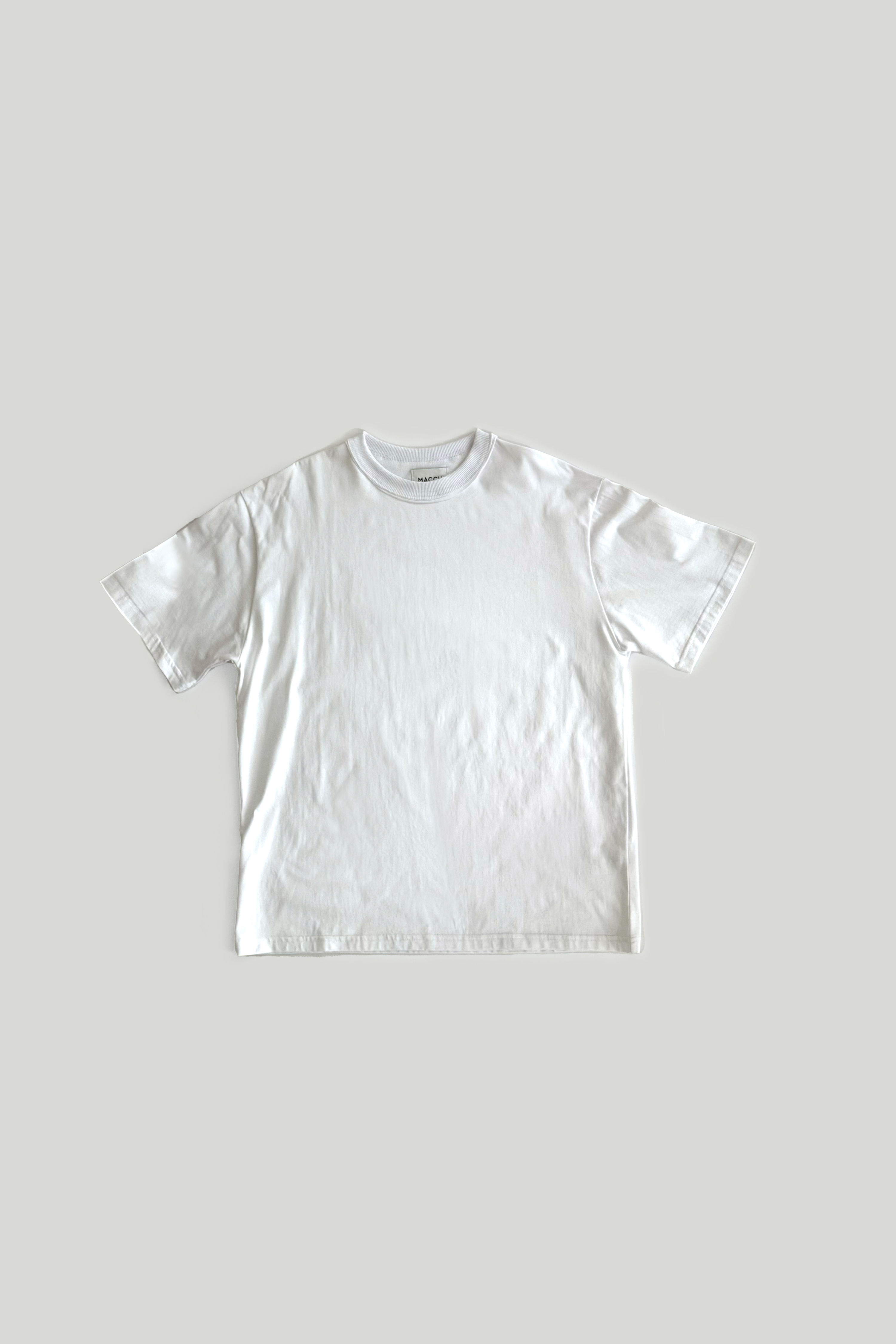 perfectly imperfect white tee with raw details, white t-shirt