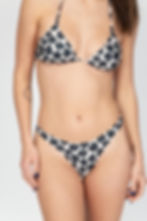 Flower print bikini bottom