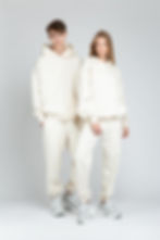 Kangaroo hoodie natural organic cotton by MACCU