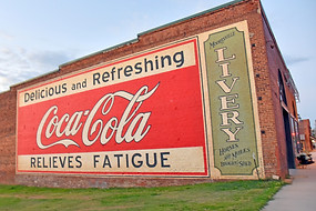 CocaCola Mural in Downtown Mooresville