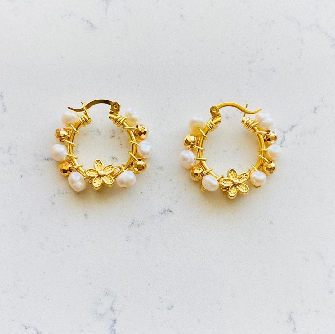 Round earrings Mel