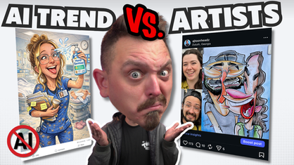 Ai Trend vs Caricature Artists