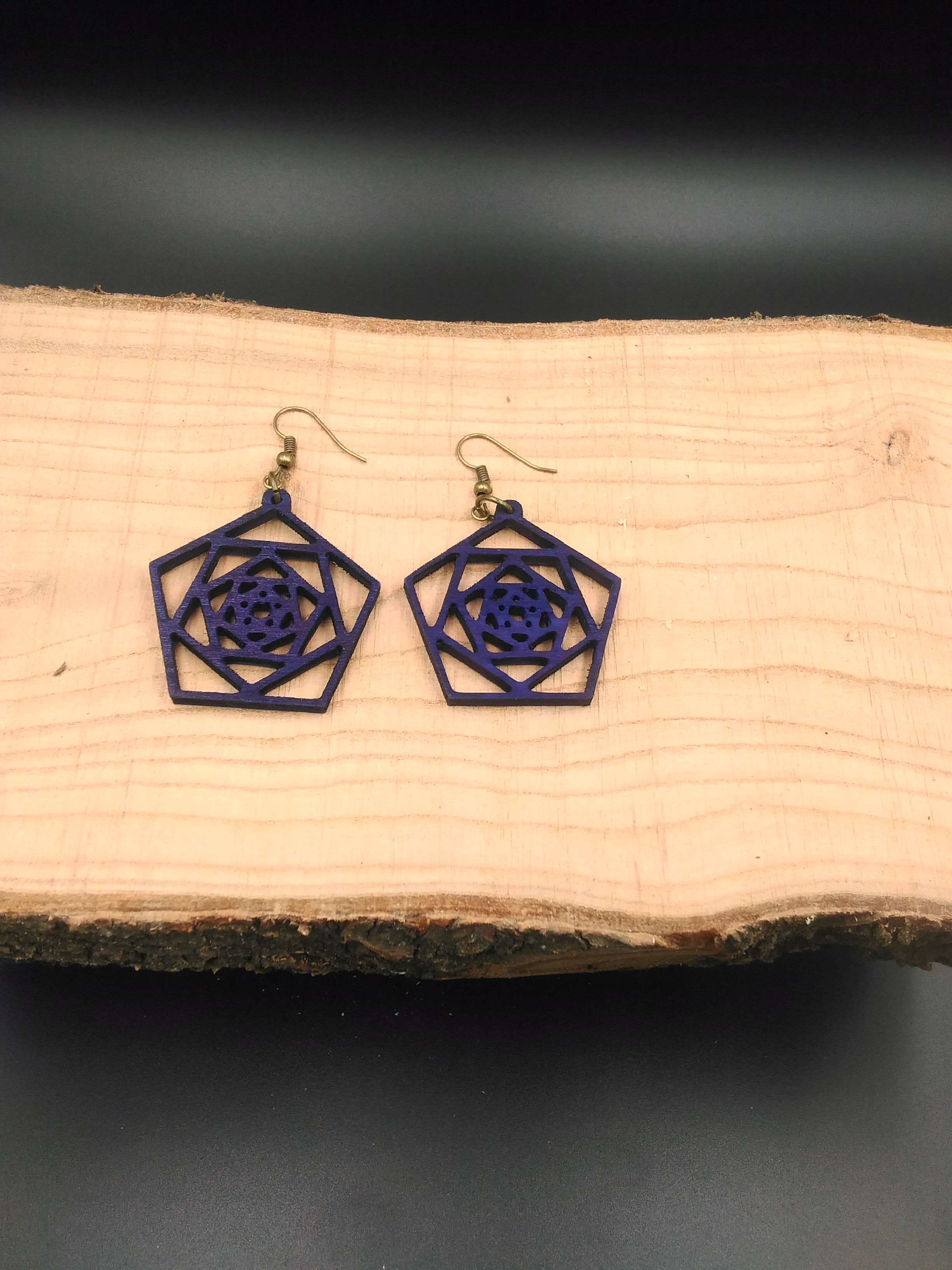 Boucle d'oreille peuplier