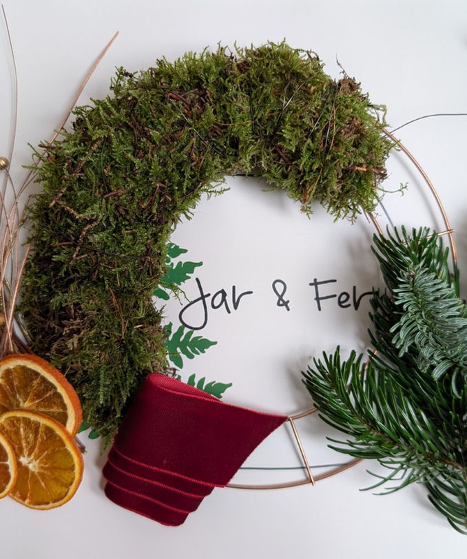 wreath workshop materials