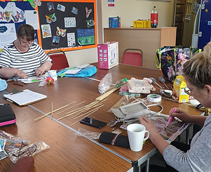 crafts being enjoyed
