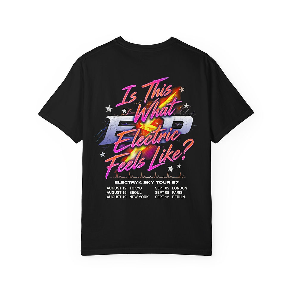 Thumbnail: Electryk Sky Graphic Neon Unisex Basic Tshirt