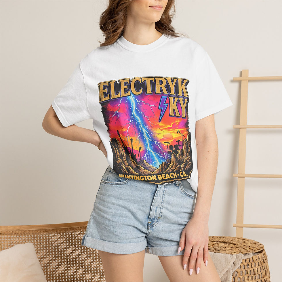 Thumbnail: Electryk Sky Graphic Unisex Basic Tshirt