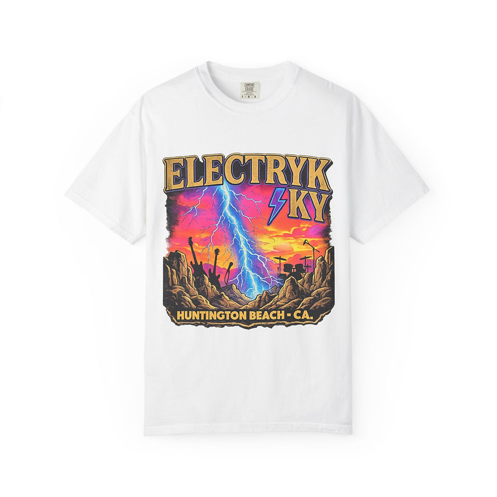 Thumbnail: Electryk Sky Graphic Unisex Basic Tshirt